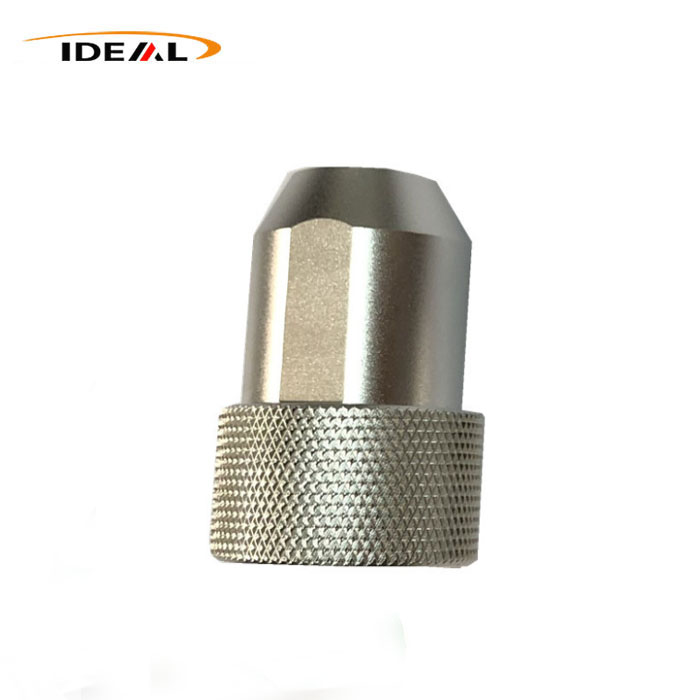 Knurled cnc faciens CCCIII / CCCIV / CCCXVI / stainless chalybs partes 316L